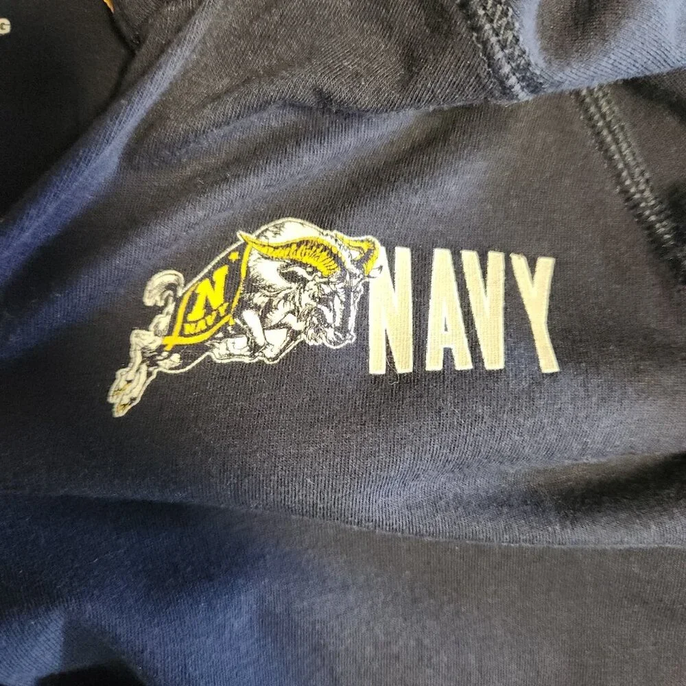 Under Armour US Naval Academy Midshipmen 1/4 Zip Pullover Navy Blue Youth‎ XL